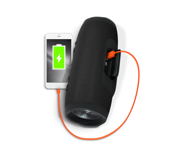 JBL Charge 3 Czarny - 325159 - zdjęcie 2